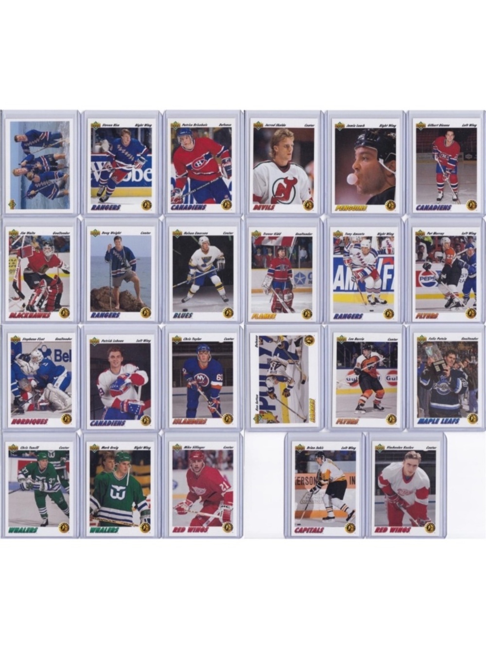 1991-92 Upper Deck Hockey Star Rookies RC Set 23 Cards